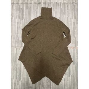 Magaschoni 100% Cashmere  Turtleneck Pullover Sweater Size XS Green